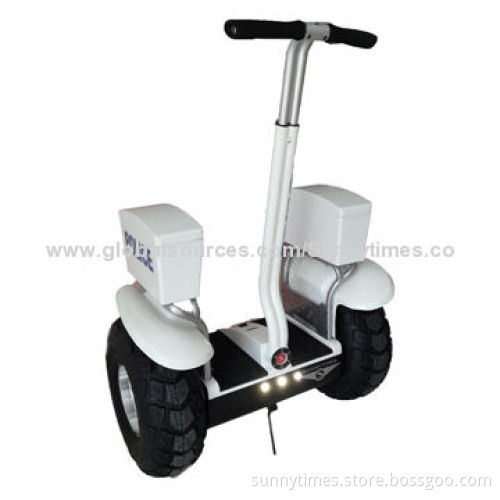 Large wheels self-balancing patrol scooter
